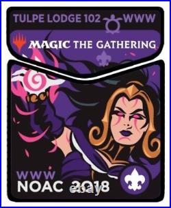 Magic The Gathering Tulpe Oa Lodge 102 Bsa Ri 2018 Noac 2-patch Set Liliana Vess
