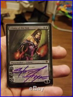 Magic the Gathering Liliana of the Veil Innistrad (LP) Foil, Signed