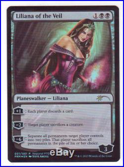 Magic the Gathering MTG Regional PTQ Promo Liliana of the Veil Foil x1 1x NM