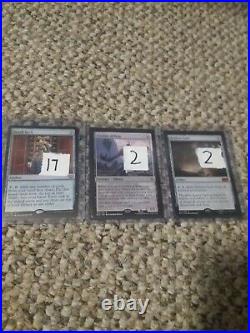 Magic the gathering collection lot, various rares, foil windswept heath SIGNED