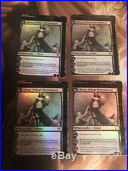 Miscut Playset Of Foil Liliana, Heretical Healer