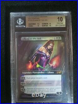 MtG Liliana of the Veil Ultimate Masters Box Topper BGS 10