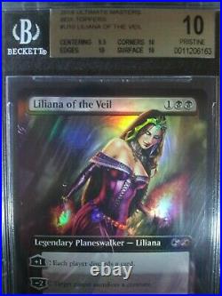 MtG Liliana of the Veil Ultimate Masters Box Topper BGS 10