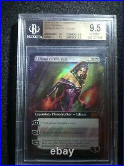 MtG Liliana of the Veil Ultimate Masters Box Topper BGS 9.5Q+