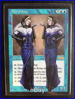 Mtg Altered Art Hand Painted Morphling Liliana Twins By Sitong