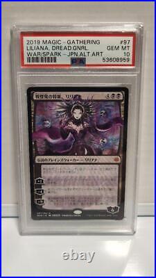 Mtg General Of The Horrors Liliana Picture Difference Amano Psa10