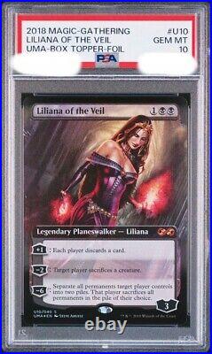 Mtg Liliana Of The Veil Extended Art Foil Psa10 USED