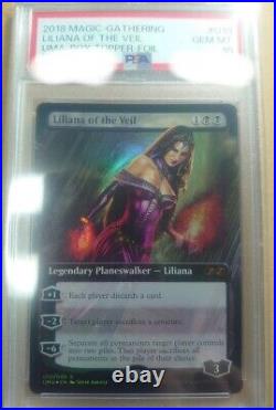 Mtg Liliana Of The Veil Extended Art Foil Psa10 USED