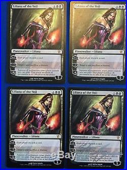 Mtg Liliana of the Veil X4 SP, 1 Signed