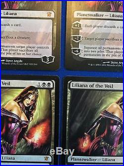 Mtg Liliana of the Veil X4 SP, 1 Signed