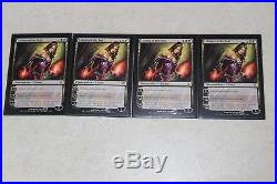 NM Liliana of the Veil x4 full playset from Innistrad