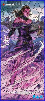 PAX Exclusive Liliana, Dreadhorde General Stain Glass Playmat (Extended Size)