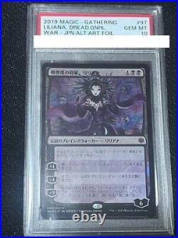 PSA 10 LILIANA DREADHORDE GENERAL YOSHITAKA AMANO Magic Alt Art MTG FOIL