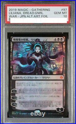 PSA 10 LILIANA DREADHORDE GENERAL YOSHITAKA AMANO Magic Alt Art MTG FOIL