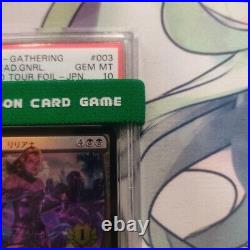 PSA 10 MTG LILIANA DREADHORDE GENERAL Japanese PWCS 2020 Champion GEM MINT