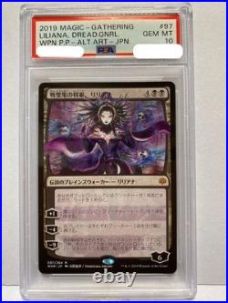 PSA10 mc32 Mtg War Of The Spark Liliana Japanese Differences Amano Yoshitaka 0