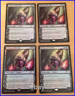 Promo Liliana Of The Veil 4 Piece Set English Foil Mtg