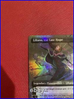 SALE MTG Last Hope, Liliana texture foil 1 sheet English