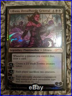 UNOPENED MINT Liliana, Dreadhorde General Stained Glass Foil