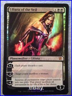 X1 Foil Liliana Of The Veil (light Play) Innistrad See Scans Mtg Modern