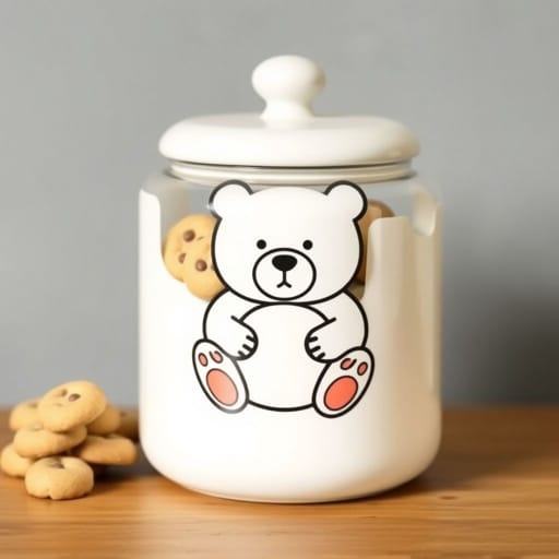 Vintage Turnabout Bear Cookie Jar