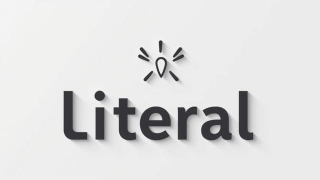 What Does The Word Literal Mean