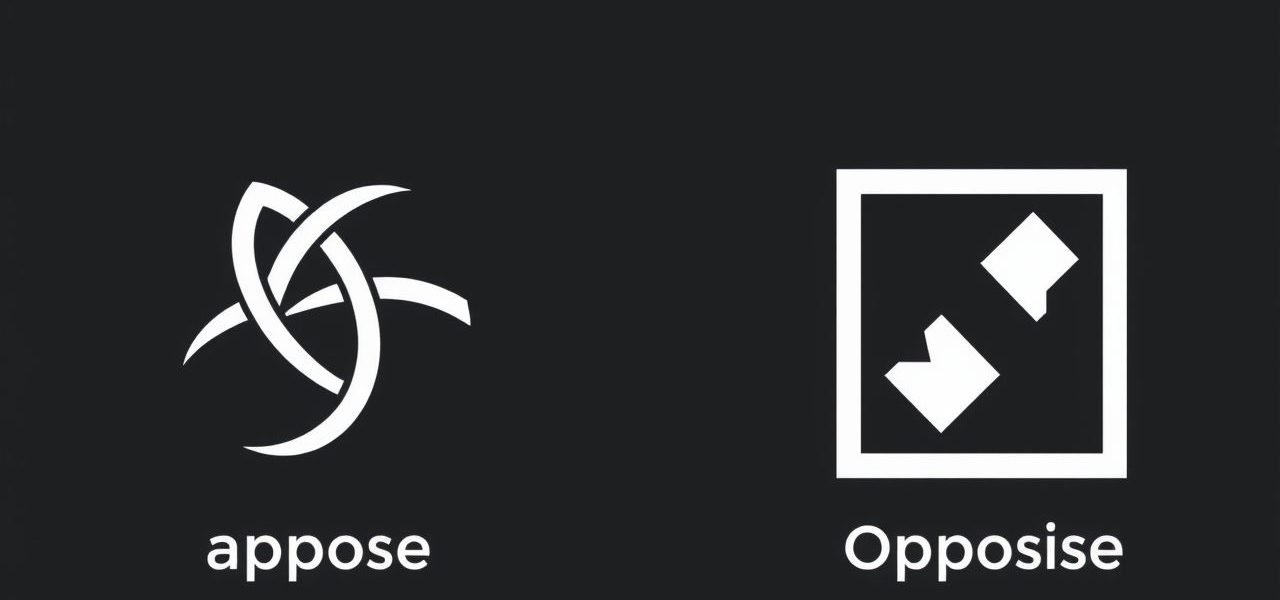 Appose vs Oppose Meaning