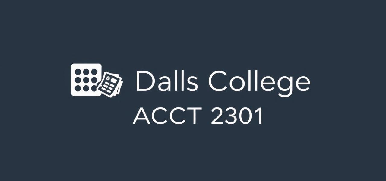 Dallas College ACCT 2301
