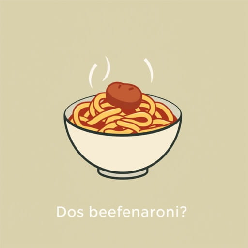 does beefaroni have pork