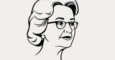 Drawing of Betty Friedan