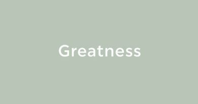 Greek Word for Greatness