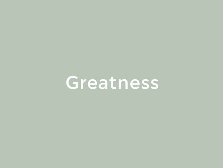 Greek Word for Greatness