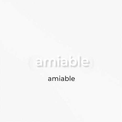 How to Pronounce Amiable