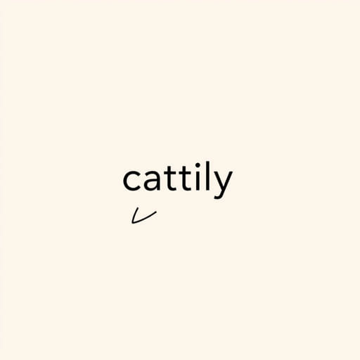 How to Pronounce Cattily