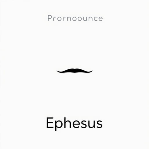 How to Pronounce Ephesus