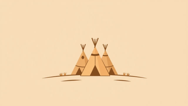 Lived in Teepee Villages