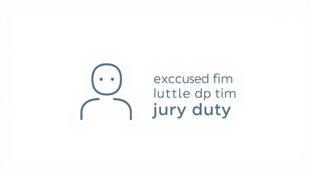 who is excused from jury duty